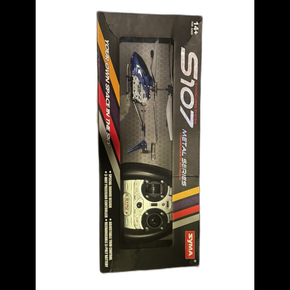 Syma S107 Metal Series 3 Channel Infrared RC Mini Helicopter Gyroscope NEW
